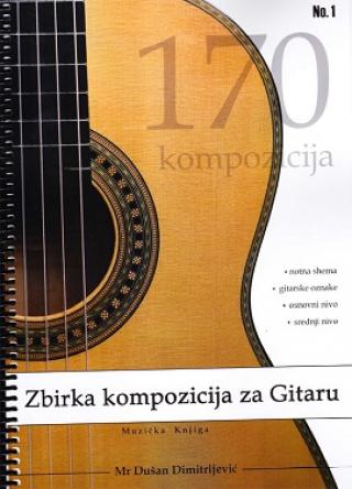 zbirka 170 kompozicija za gitaru 
